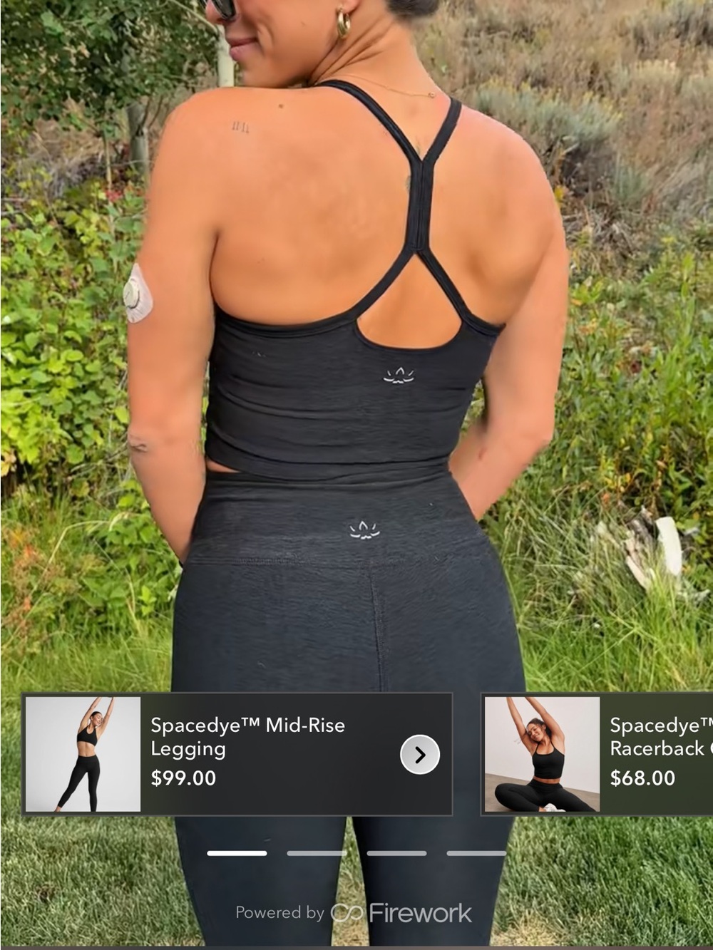 beyond yoga S spacedye mid rise leggings  price is firm